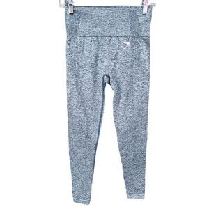 Gymshark Leggings Womens S Blue Seamless Vital High Waist Stretch Workout‎ Yoga